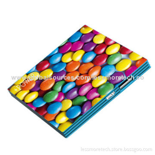 Colorful Polymer Power Bank with 1,800-2,600mAh Capacities